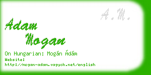 adam mogan business card