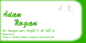 adam mogan business card